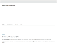 Tablet Screenshot of endsexproblems.com